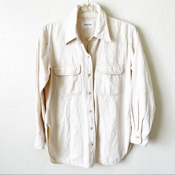 Aritzia Wilfred Free Nova Button Up size XS - Picture 3 of 13